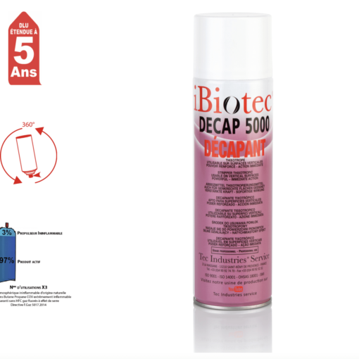 AERO DÉCAP 5000 DÉCAPANT FORT PEINTURE - Aérosol 400 ml - IBIOTEC