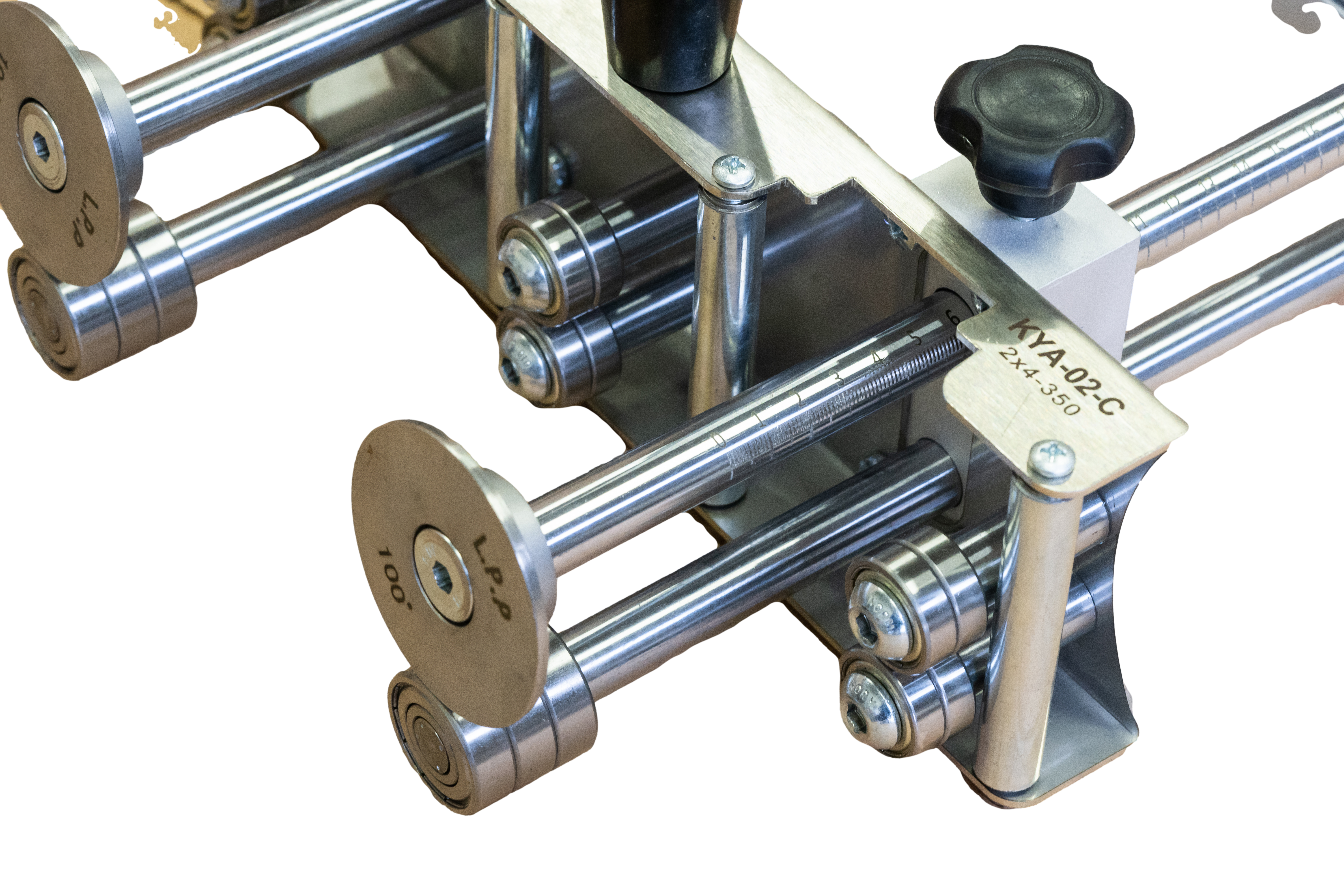 Plieuse à main Manuelle - Double colonne - 350 MM - KYA - 4 Rouleaux de Guidage - LPP – Image 2