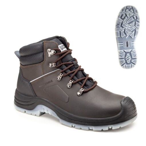 CHAUSSURES DE SÉCURITÉ HAUTES - STONE S3 MARRON - CoverGuard