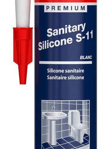 PENOSIL Premium Silicone Sanitaire S-11 silicone mastic acétique sanitaire blanc 300 ml