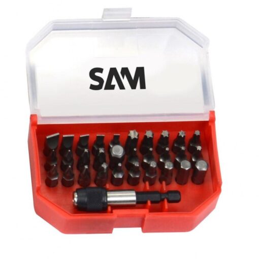 Coffret de 30 Pièces d'Embout de vissage 1/4 - SAM OUTILLAGE E900-J30B