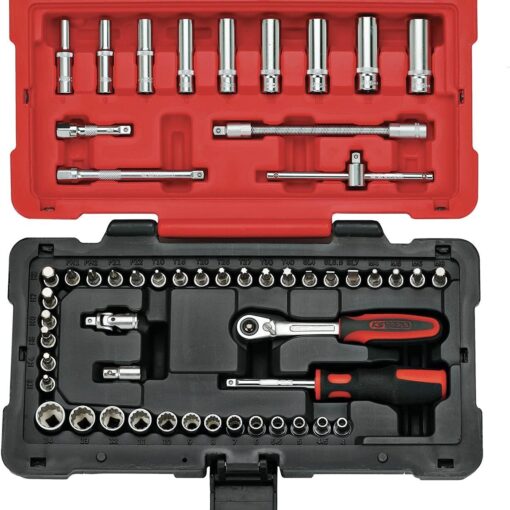 Coffret de douilles et accessoires 1/4'' ULTIMATE, 54 pièces - KS TOOLS