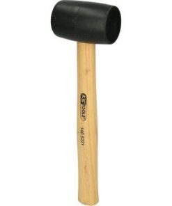 Maillet caoutchouc 300g - tête Ø 52 mm - avec manche frêne galbé  - KS Tools 140.5221