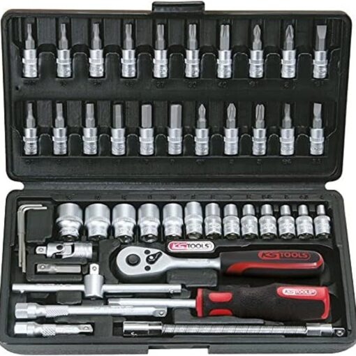 Coffret de 46 douilles F6, de 4 à 14 mm - KS TOOLS 911.0646
