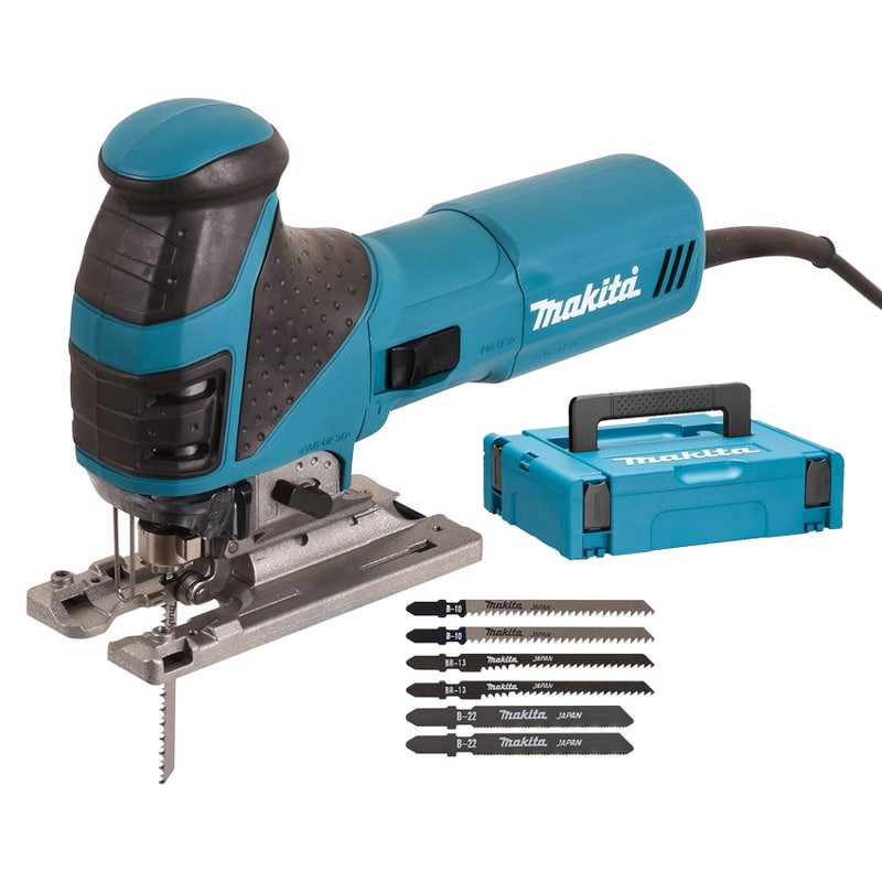 Scie sauteuse 720W avec 6 lames dans coffret Makpac - MAKITA 4351FCTJ