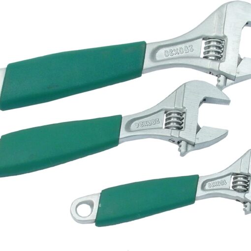 Jeu de clés à molette, 3 pces, 6-8-10" - MANNESMANN - M19880