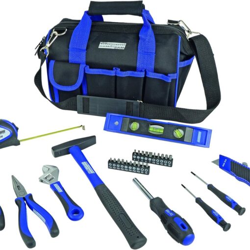 Sacoche à outils complète, 30 pièces - MANNESMAN - M29020