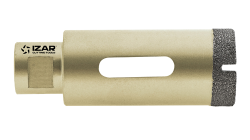 Trépan diamanté pour carrelage/porlecaine/céramique pour meuleuse - IZAR 1883 (tailles au choix)