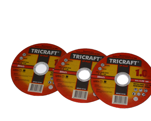 Paquet 25 Disques à tronçonner 125 x 1.0 mm Acier et Inox  - TRICRAFT