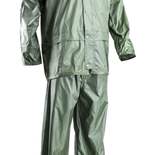 Ensemble de pluie souple de travail - Vert - COVERGUARD