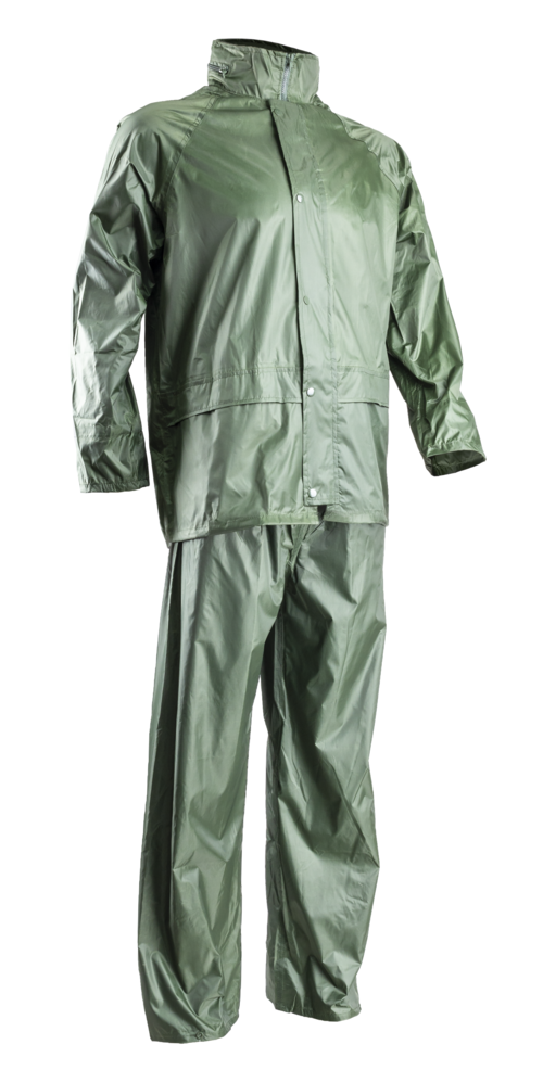 Ensemble de pluie souple de travail - Vert - COVERGUARD
