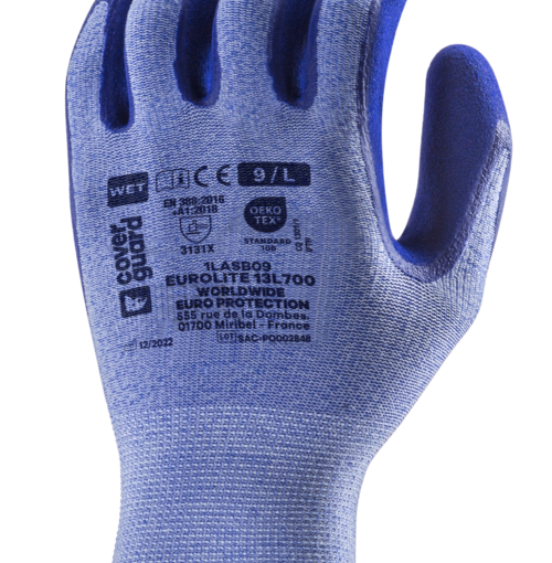 Gants manutention et de précision - Bleu - COVERGUARD 1LASB