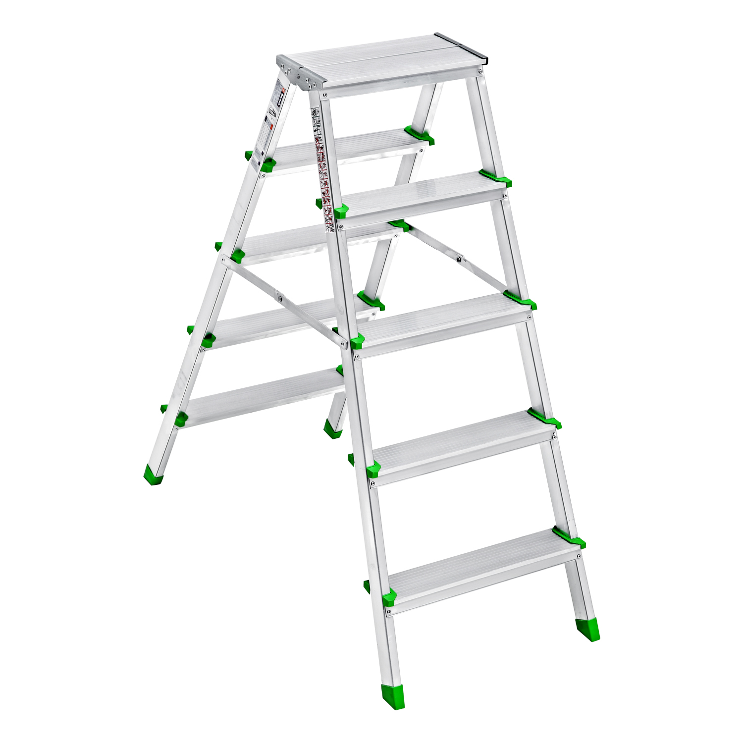 Marchepied double accès pliant, pieds et marches antidérapante en aluminium – SARAYLI – Image 4