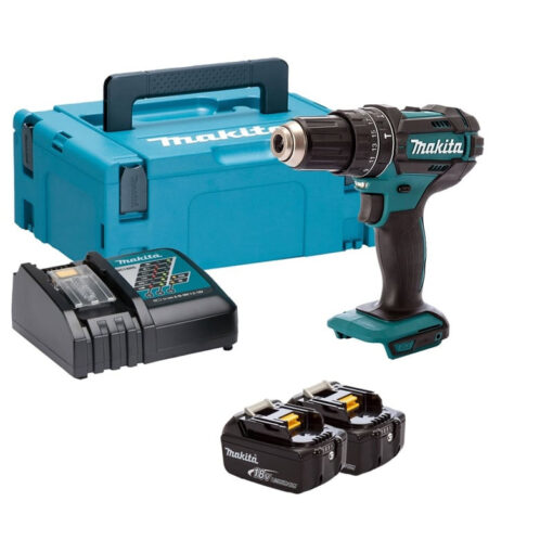 Perceuse à percussion 18V LXT (2x5,0 Ah) en MAKPAC - MAKITA DHP482RTJ