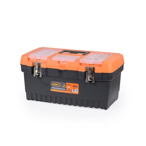 Caisse à outils MT19 267 x 487 x 235 mm en polypropylène avec fermeture métallique – 17 litres