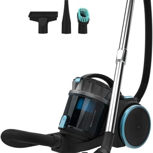 Aspirateur traineau Multicyclonic sans sac Conga Rockstar XL, 800 W, 20 kPa, Capacité de 4 L, Filtres à Haute Efficacité, Tube en Métal, Rayon d'action de 9M - CECOTEC 08591