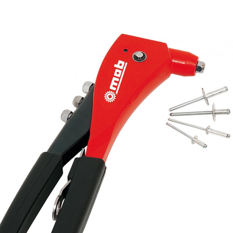 Coffret pince à riveter + 500 rivets corps alu & pointe acier - MOB – Image 2