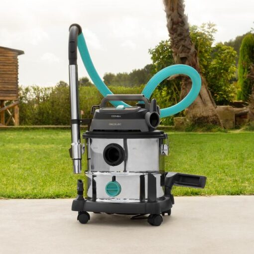 Aspirateur sans sac de 1400 W avec réservoir de 20 L et fonction de soufflage Conga Rockstar Wet & Dry Steel Max - CECOTEC 08114