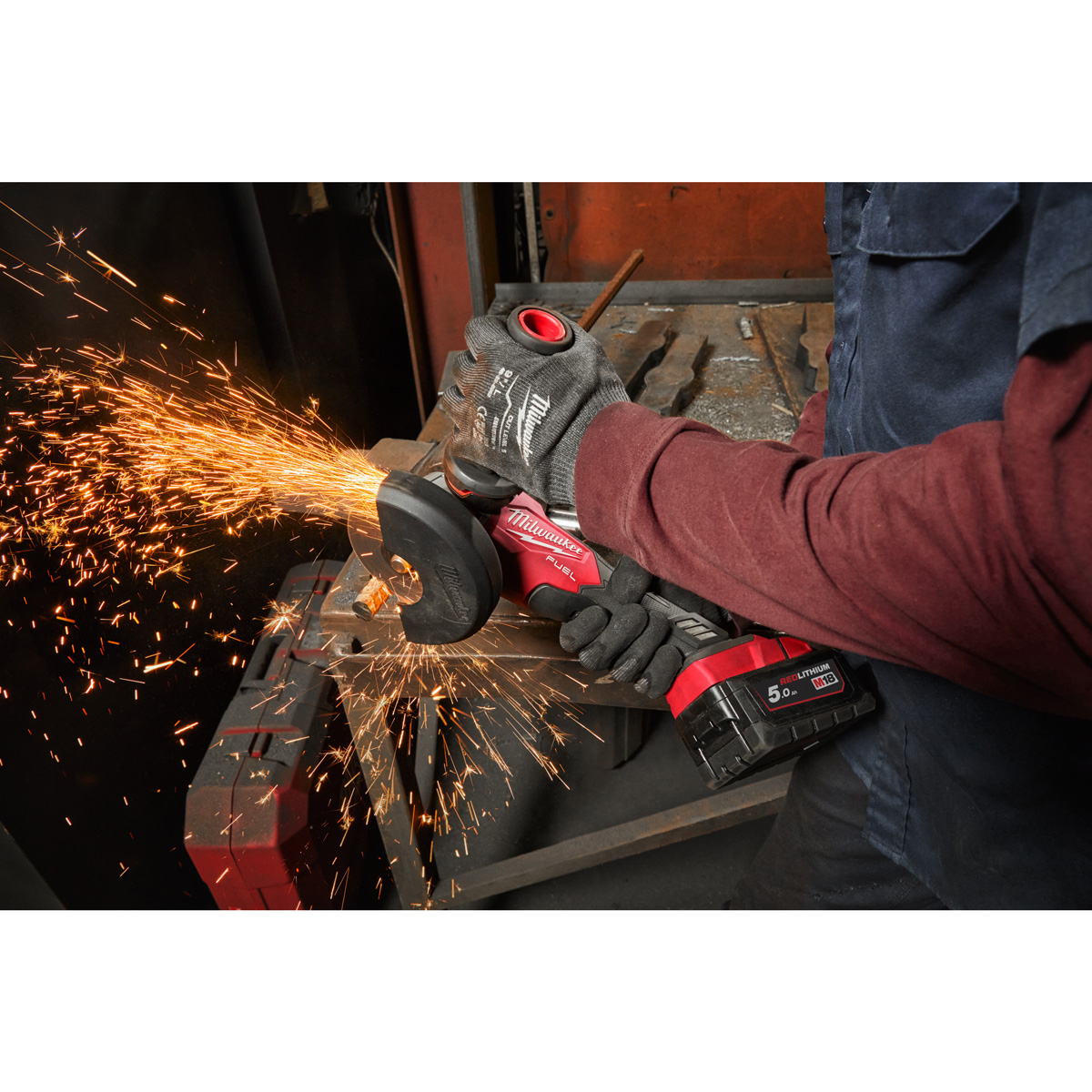 Meuleuse d'angle 18V Ø125 mm FUEL (Produit seul) M18 FSAG125X-0 - MILWAUKEE 4933478701 – Image 8
