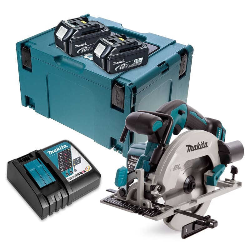 Scie circulaire 18V LXT Ø165 mm (2x3,0 Ah) en MAKPAC - MAKITA DHS680RFJ