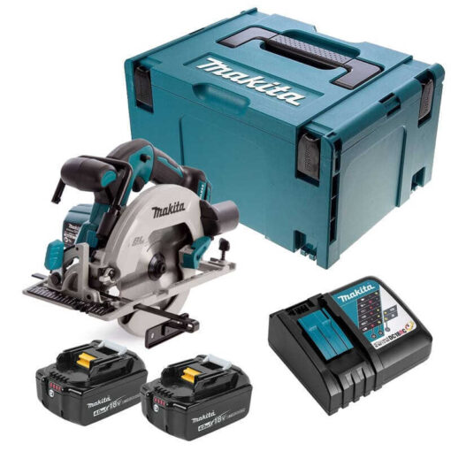 Scie circulaire 18V LXT Ø165 mm (2x4,0 Ah) en MAKPAC - MAKITA DHS680RMJ
