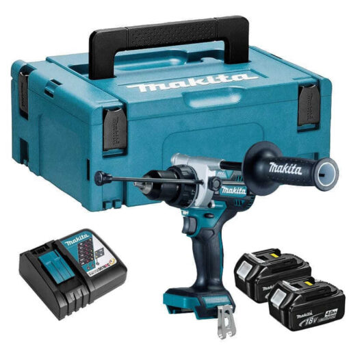 Perceuse à percussion 18V LXT (2x4,0 Ah) en MAKPAC - MAKITA DHP486RMJ