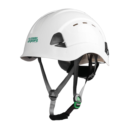Casque de travail en hauteur ALTAI WIND blanc, coque ABS et jugulaire 3 points, EN397 - COVERGUARD 7ALTW40NSI
