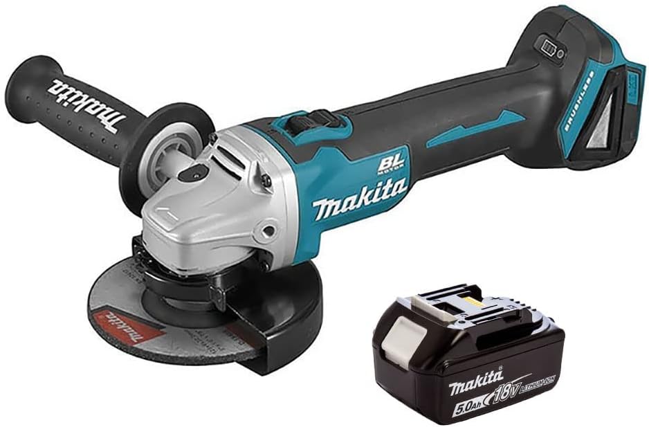 Meuleuse d'angle 125mm DGA504Z + 1 Batterie 5,0 Ah BL1850B - MAKITA