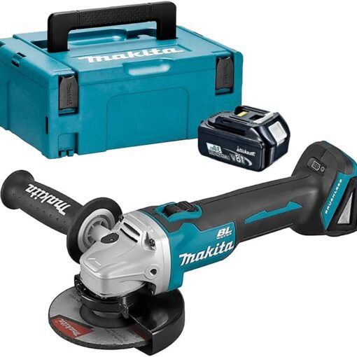 Meuleuse d'angle 125mm DGA504Z  + 1 Batterie 3,0 Ah + Makpac 2 - MAKITA