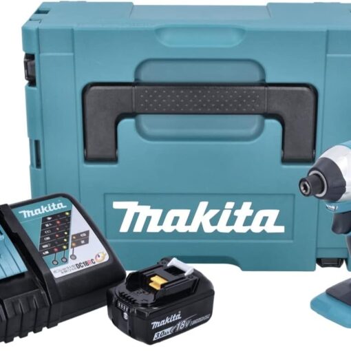 Visseuse à percussion DTD152 + coffret Makpac + 1 batterie 3,0 Ah et chargeur DC18RC - MAKITA