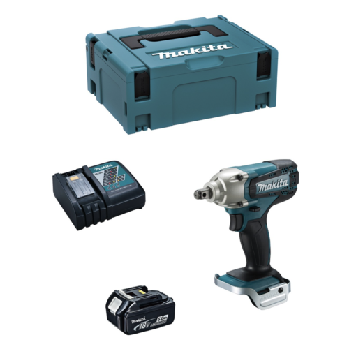 Boulonneuse à chocs 18V 1/2" 190 Nm (1x5,0 Ah) en MAKPAC- MAKITA DTW190RT1J
