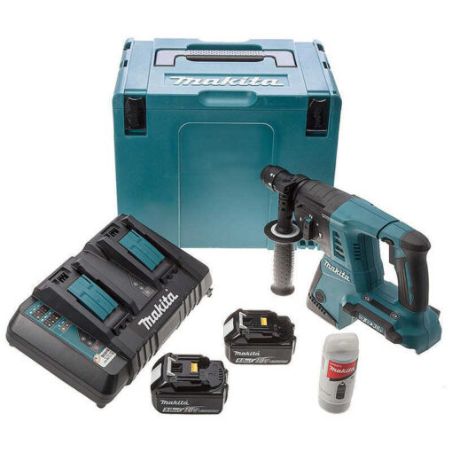 Perforateur burineur 36V SDS-Plus (2x5,0 Ah) en MAKPAC - MAKITA DHR264PT2J