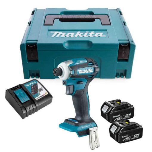 Visseuse à chocs 18V LXT 180Nm (2x4,0 Ah) en MAKPAC - MAKITA DTD173RMJ