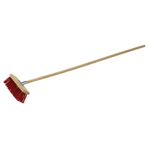Balais de cantonnier synthétique - Emmanché bois - 300 mm