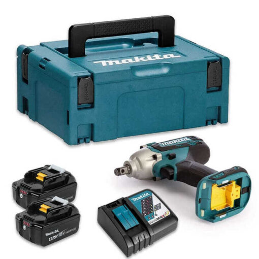 Boulonneuse à chocs 18V 1/2" 190 Nm (2x4,0 Ah) en MAKPAC- MAKITA DTW190RMJ
