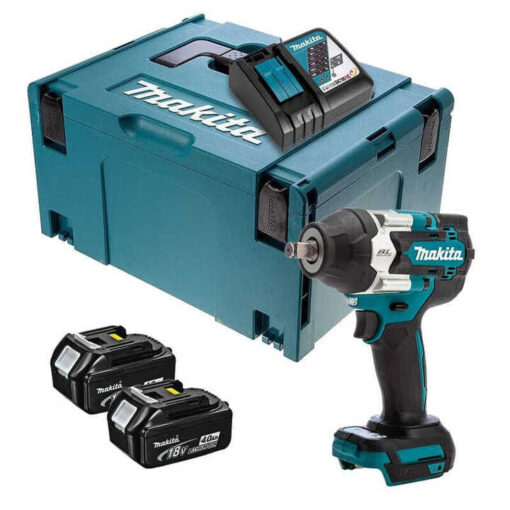 Boulonneuse à chocs 18V LXT 700 Nm 1/2" (2x4,0 Ah) en MAKPAC - MAKITA DTW700RMJ