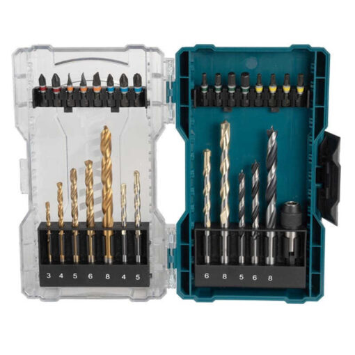 Coffret d'embouts et forets cylindriques (29 pièces) - MAKITA E-07054
