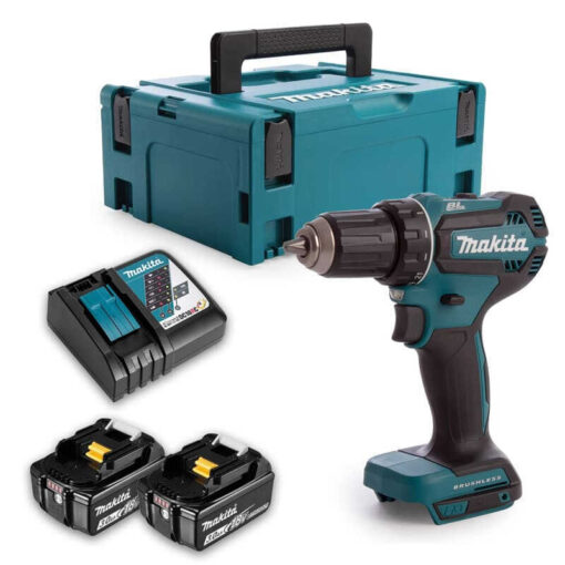 Perceuse visseuse 18V LXT (2x3,0 Ah) en MAKPAC - MAKITA DDF485RFJ
