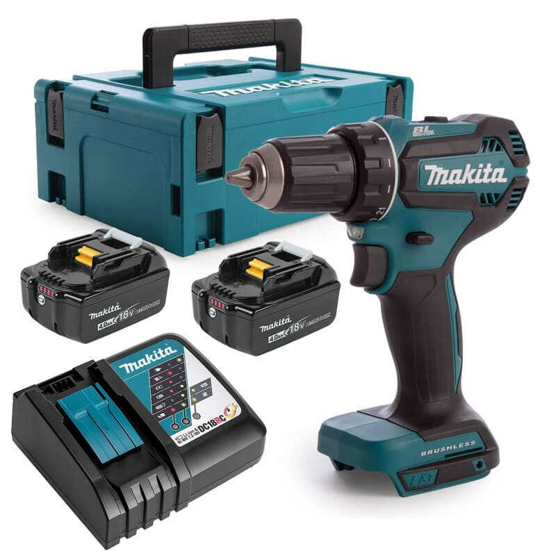 Perceuse visseuse 18V LXT (2x4,0 Ah) en MAKPAC - MAKITA DDF485RMJ