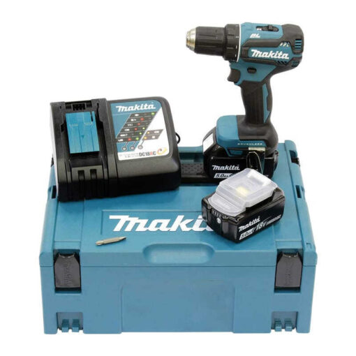 Perceuse visseuse 18V LXT (2x5,0 Ah) en MAKPAC - MAKITA DDF485RTJ