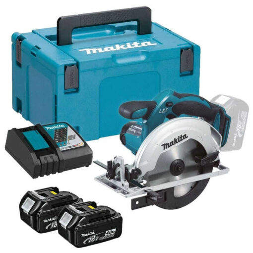 Scie circulaire 18V LXT Ø165 mm (2x4,0 Ah) en MAKPAC - MAKITA DSS611RMJ