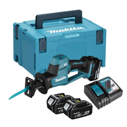 Scie sabre récipro 18V LXT (2x4,0 Ah) en coffret MAKPAC - MAKITA DJR189RMJ