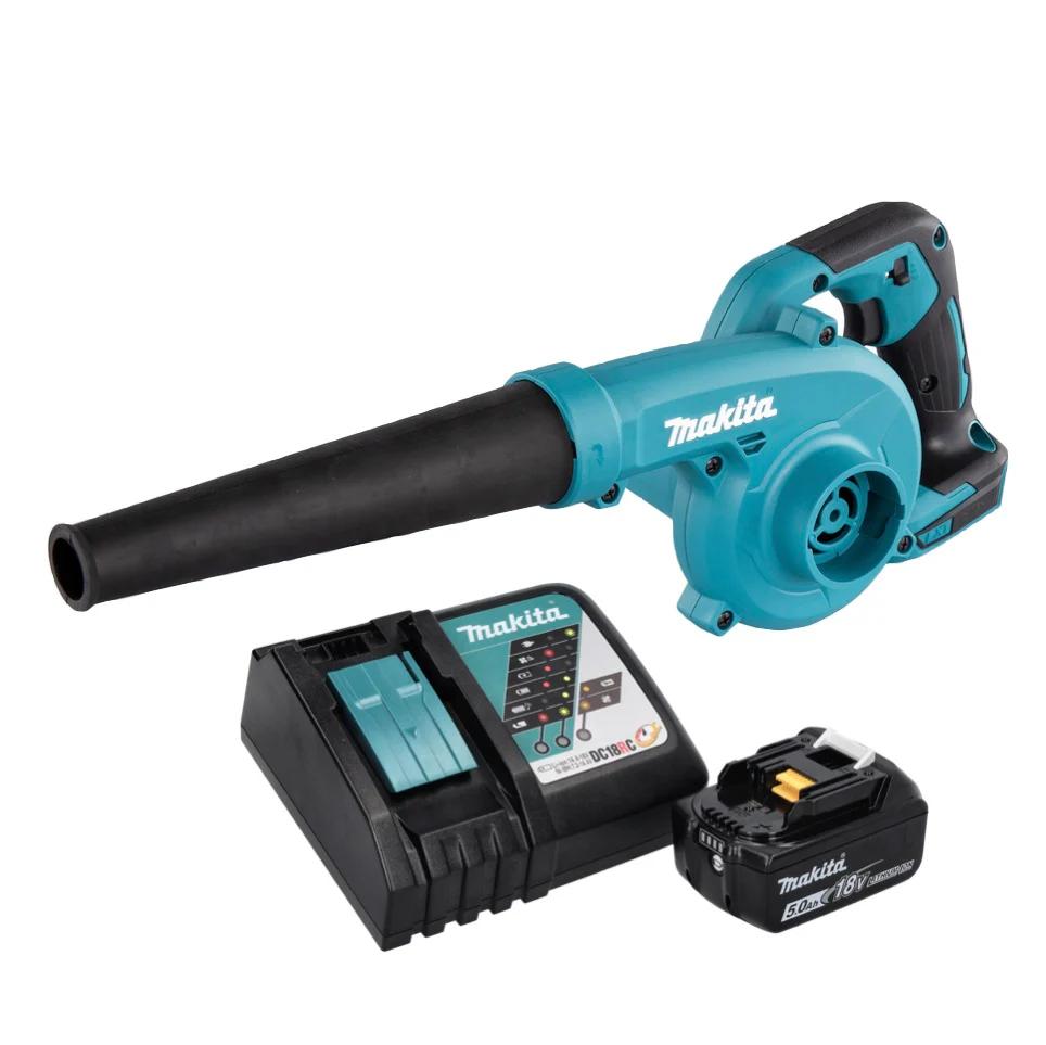 Aspirateur souffleur de feuilles DUB185Z + 1x Batterie 5,0Ah + Chargeur rapide 18V – MAKITA DUB185RT1