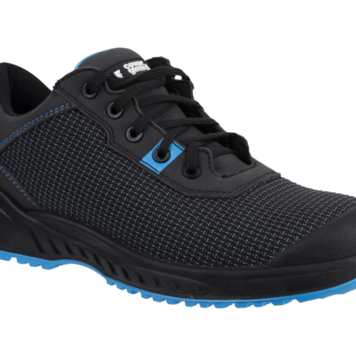 Chaussures de sécurité CLAW Resist basse avec maille Anthracite/Bleu - COVERGUARD 9RESL100