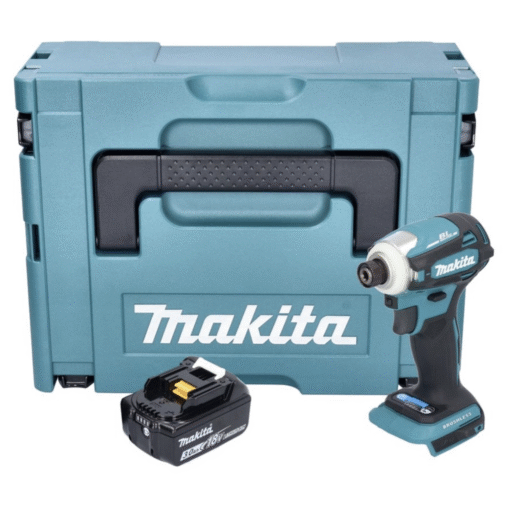 Visseuse à choc 18V 180 Nm 1/4'' + 1x batterie 3,0 Ah + Makpac - sans chargeur - MAKITA DTD172F1J