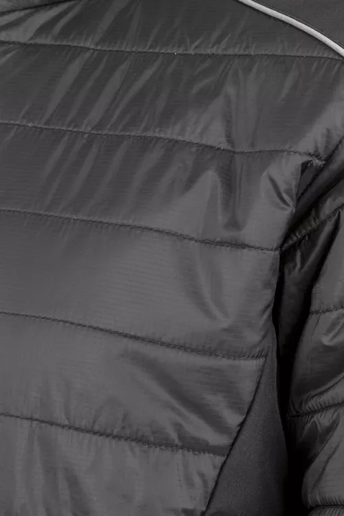 Veste de travail thermique matelassée noire Ripstop/Softshell - COVERGUARD SUMI – Image 3