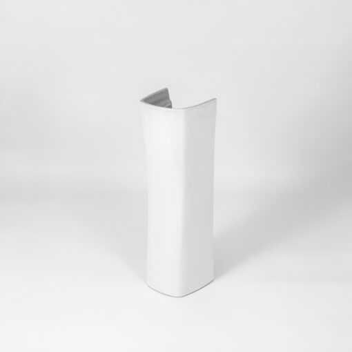 Colonne pied de lavabo seule, forme carré en céramique L.20 x H.67 cm - LPP