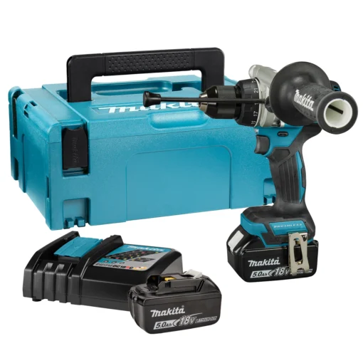 Perceuse à percussion 18V LXT (2×5.0 Ah) en MAKPAC – MAKITA DHP492RTJ
