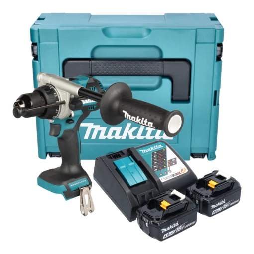Perceuse à percussion 18V LXT (2×4.0 Ah) en MAKPAC – MAKITA DHP492RMJ