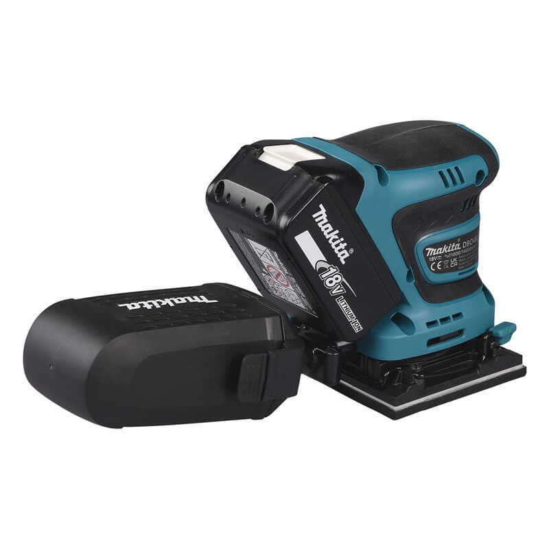 Ponceuse vibrante 18v 112x102 mm (2x4,0 Ah) en coffret Makita DBO480RMJ – Image 4